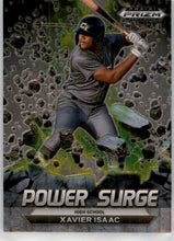 Load image into Gallery viewer, 2022 Panini Prizm Draft Pick Xavier Isaac Power Surge #PS-XI High School

