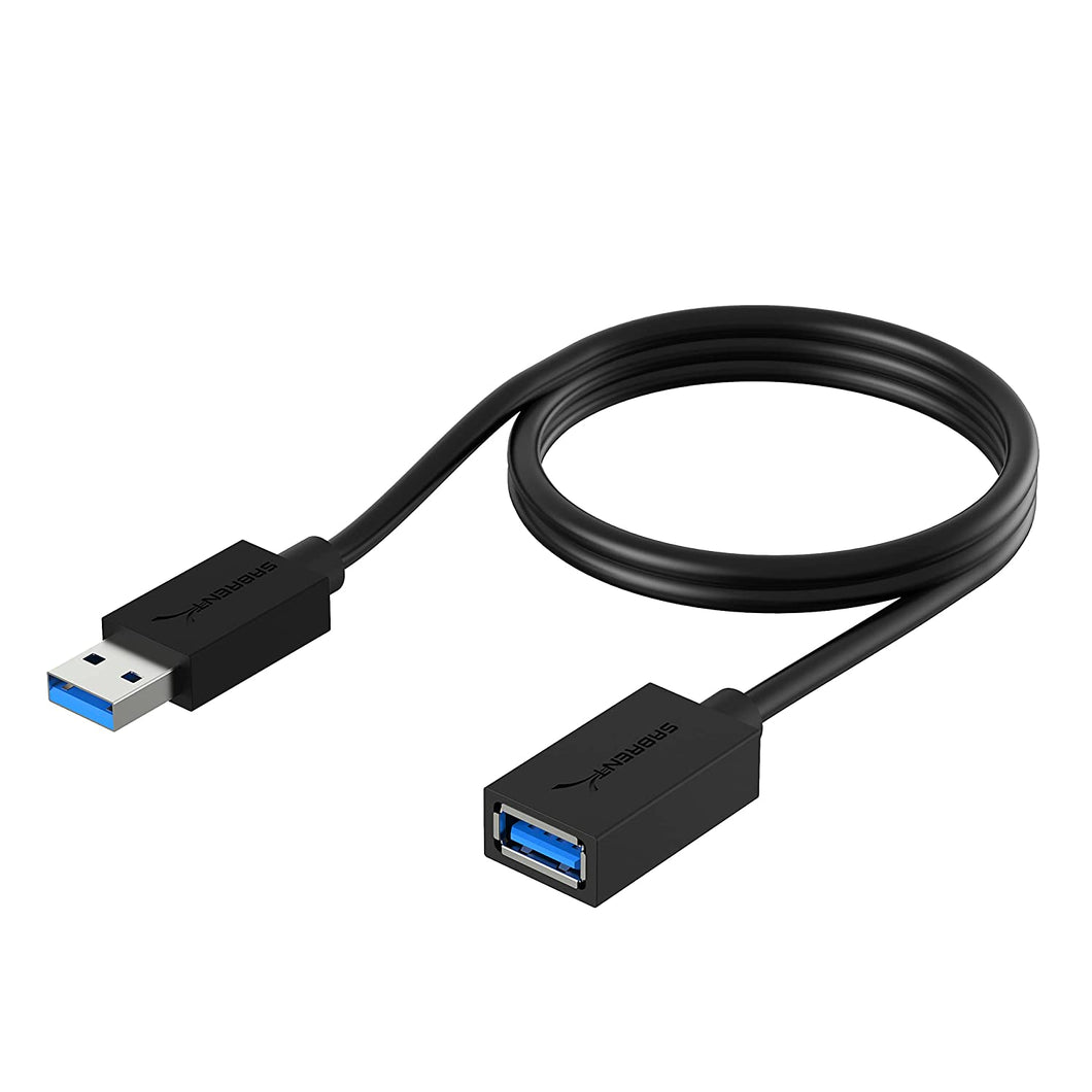 SABRENT 22AWG USB 3.0 Extension Cable A Male to A Female 3 Feet
