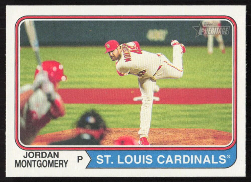 2023 Topps Heritage Jordan Montgomery #249 St. Louis Cardinals