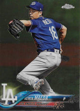 Load image into Gallery viewer, 2018 Topp Chrome Kenta Maeda #181 Los Angeles Dodgers
