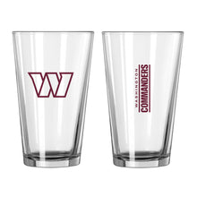 Load image into Gallery viewer, NFL Teams 16 oz Pint Glass - Assorted Team &amp; Style Choose your
