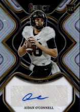 Load image into Gallery viewer, 2022 Panini Select Draft Pick Auto Rookie Aidan O&#39;Connell #RS-AOC
