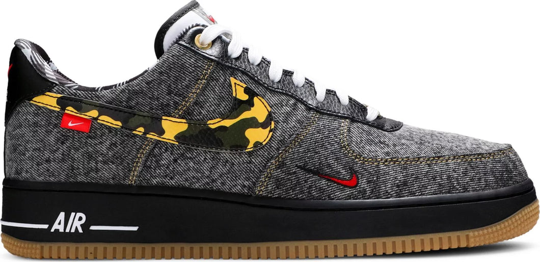 Air Force 1 Low 'Camo Denim Remix' Size 10M