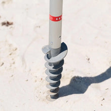 将图片加载到图库查看器，Tommy Bahama 8&#39; Blue Beach Umbrella with UV Protection and Tilt Function

