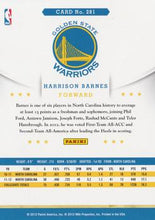 Load image into Gallery viewer, 2012-13 HARRISON BARNES NBA HOOPS GOLDEN STATE WARRIORS RC #281
