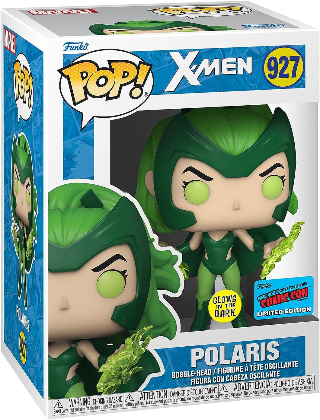 Funko Pop! X-Men #927 Polaris Funko Exclusive 2021 Fall Convention Limited Edition