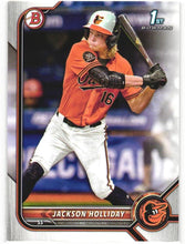 Load image into Gallery viewer, 2022 Bowman Jackson Holliday 1st Bowman #BD-168 Baltimore Orioles
