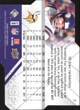 Load image into Gallery viewer, FRAN TARKENTON 2008 SPX FOOTBALL #7 DIE/CUT Minnesota Vikings
