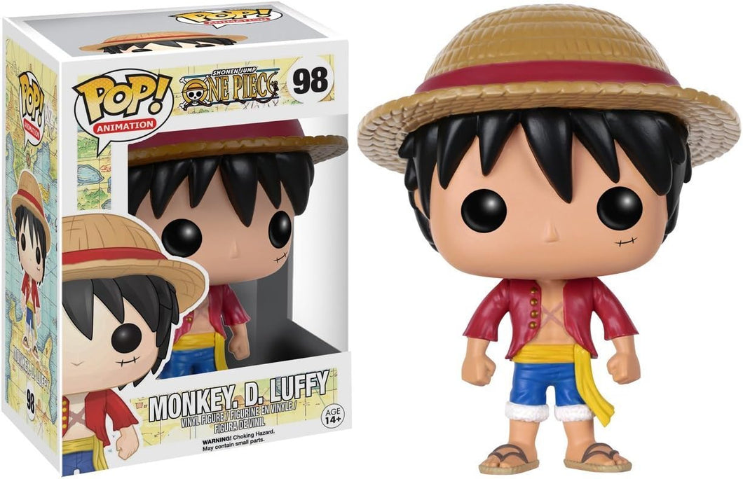 Funko POP! One Piece Monkey D. Luffy #98 Vinyl Collectible Figure with Case