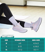 Load image into Gallery viewer, Womens Socks Athletic Hiking Running Walking Thick Cushioned Compression Crew Socks 5 Pairs
