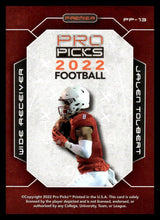 Load image into Gallery viewer, 2022 Pro Pick Premium #PP-13 - Jalen Tolbert - South Alabama Jaguars
