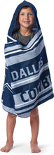 Load image into Gallery viewer, Dallas Cowboys Juvy Hooded Towel 22&quot;x51&quot;

