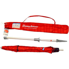 将图片加载到图库查看器，Tommy Bahama 7.5&#39; Red Strip Beach Umbrella
