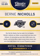 Load image into Gallery viewer, 2012-13 Panini Classics Signatures Ben Nicholls #SS-BN
