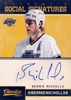 2012-13 Panini Classics Signatures Ben Nicholls #SS-BN