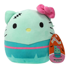 Load image into Gallery viewer, Squishmallows Hello Kitty Wearing Frankenstein Costume 6.5&quot; 2023 Sanrio Halloween Collection Stuffed Plush
