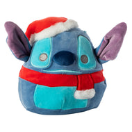 Squishmallows Stitch Wearing Santa Hat & Scarf 7.5