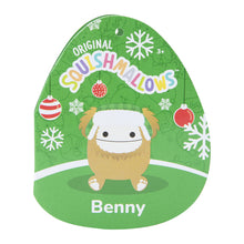 Load image into Gallery viewer, Squishmallows Benny the Bigfoot Wearing Winter Hat 7.5&quot; 2023 Christmas Collection Stuffed Plush
