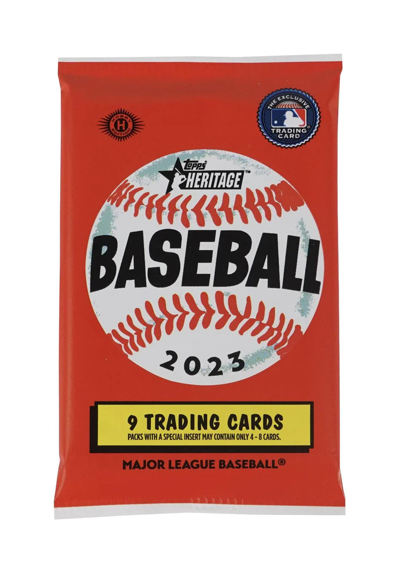 2023 Topps Heritage Baseball Trading Card Hobby Pack