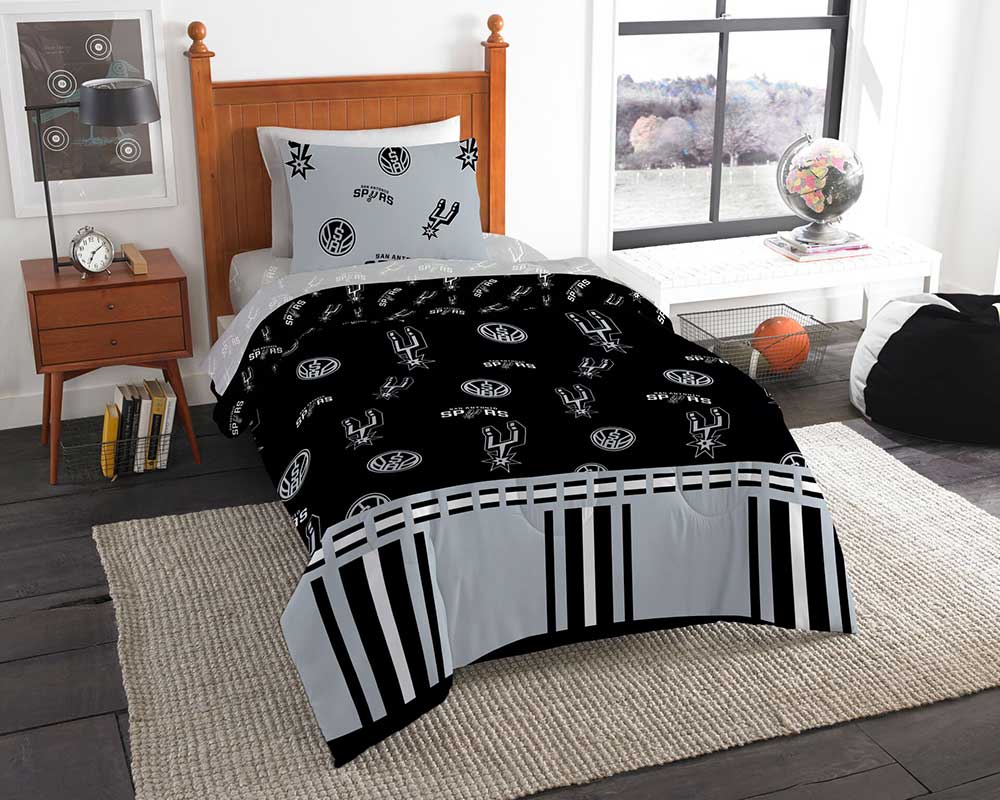 San Antonio Spurs Rotary Bed In Bags - Assorted Size