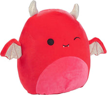 Load image into Gallery viewer, Squishmallows Karlie the Devil Bat Winking Eye with Gold Shimmering Horns &amp; Wings 12&quot; 2023 Halloween Collection Stuffed Plush - walk-of-famesports
