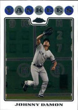 Load image into Gallery viewer, 2008 Topps Chrome #106 Johnny Damon Yankees Refractors New York Yankees
