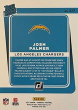 Load image into Gallery viewer, 2021 Donruss Football Josh Palmer Rated Rookie 277 Los Angeles Chargers

