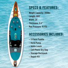 将图片加载到图库查看器，Body Glove Bullet Inflatable Kayak Package
