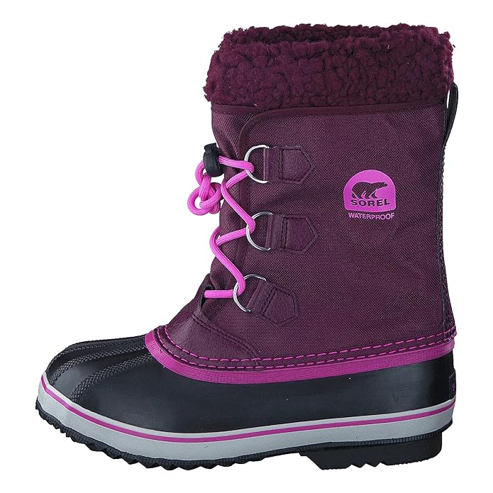 Sorel Children's Yoot Pac Nylon Purple Dahlia Size 8C