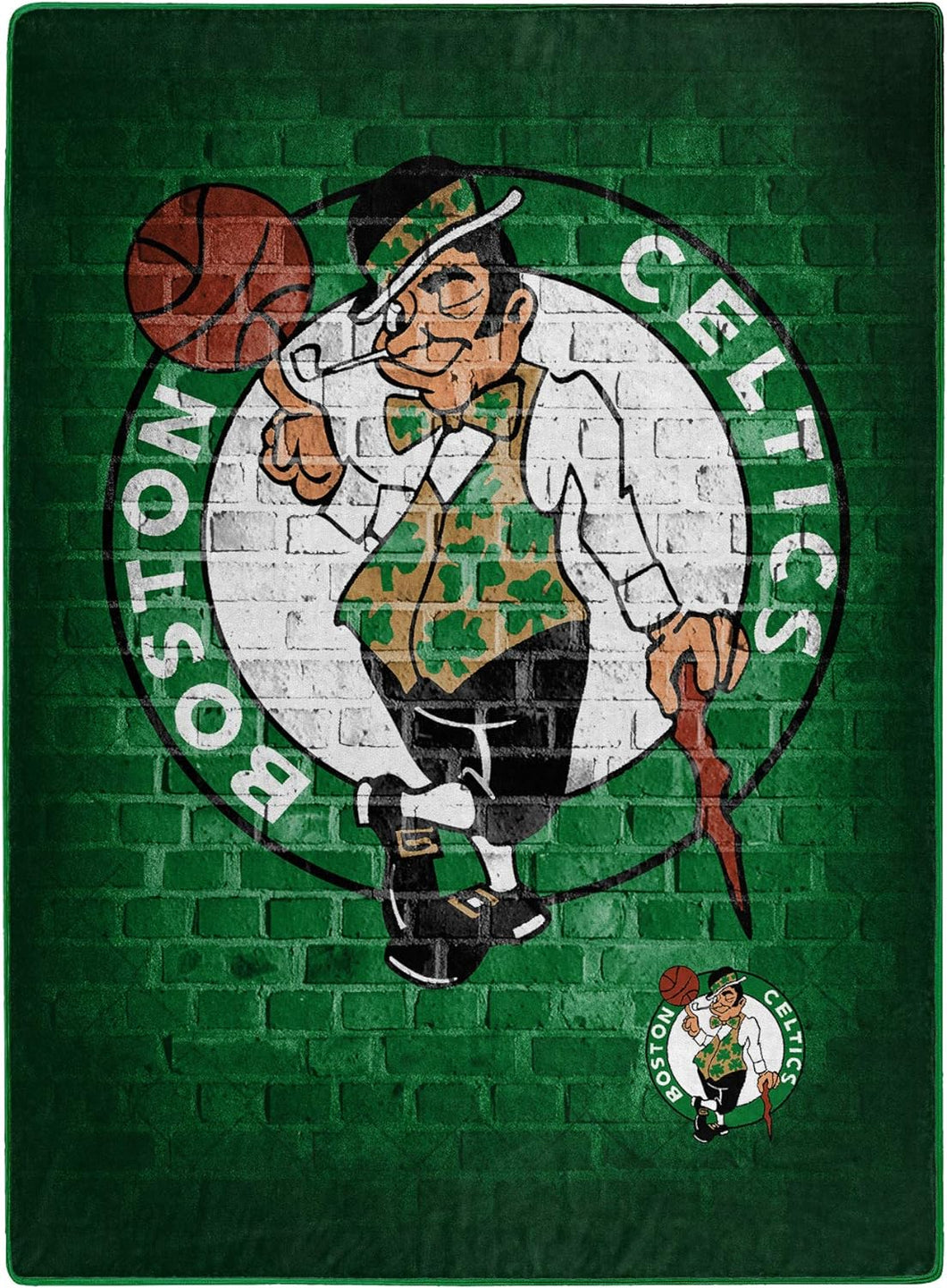 Boston Celtics Street Raschel Throw Blanket 60