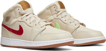 Load image into Gallery viewer, Jordan 1 Mid Utility Fleece Pearl White 4Y / 5.5W
