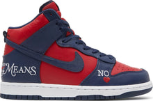 Load image into Gallery viewer, Nike SB Dunk High Supreme By Any Means Navy Size 9.5M / 11W New
