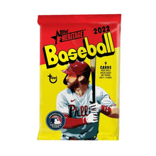 Load image into Gallery viewer, 2022 Topps Heritage Baseball Trading Cards Blaster Box
