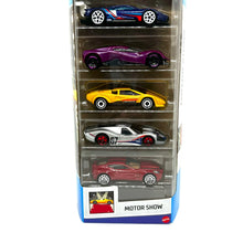 Load image into Gallery viewer, Hot Wheels Motor Show 5 pack
