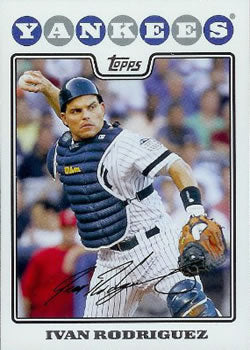 2008 Topps Update Highlight Ivan Rodriguez #UH312 New York Yankees