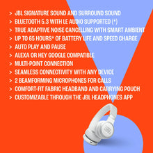 将图片加载到图库查看器，JBL Live 670NC - Wireless On-Ear Headphones with True Adaptive Noise Cancelling
