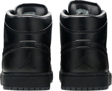 Load image into Gallery viewer, (2015) Nike Jordan 1 Mid Triple Black New Size 7.5M
