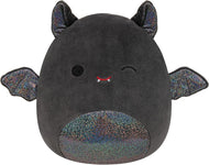 Squishmallows Emily the Bat Winking Eye with Shimmering Belly, Wings, & Ears 8