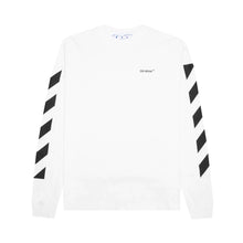 将图片加载到图库查看器，Off-White Diag Helvetica Skate Long-Sleeve Tee &#39;White/Black&#39; Size Medium
