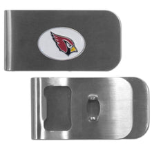 将图片加载到图库查看器，NFL Team Money Clip Bottle Opener - Assorted Teams Choose Your
