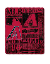 将图片加载到图库查看器，MLB Fleece Blanket 50&quot;x60&quot; Assorted Teams Choose Yours
