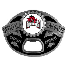 将图片加载到图库查看器，NCAA Team Tailgater Belt Buckle Bottle Opener - Assorted Teams Choose Your

