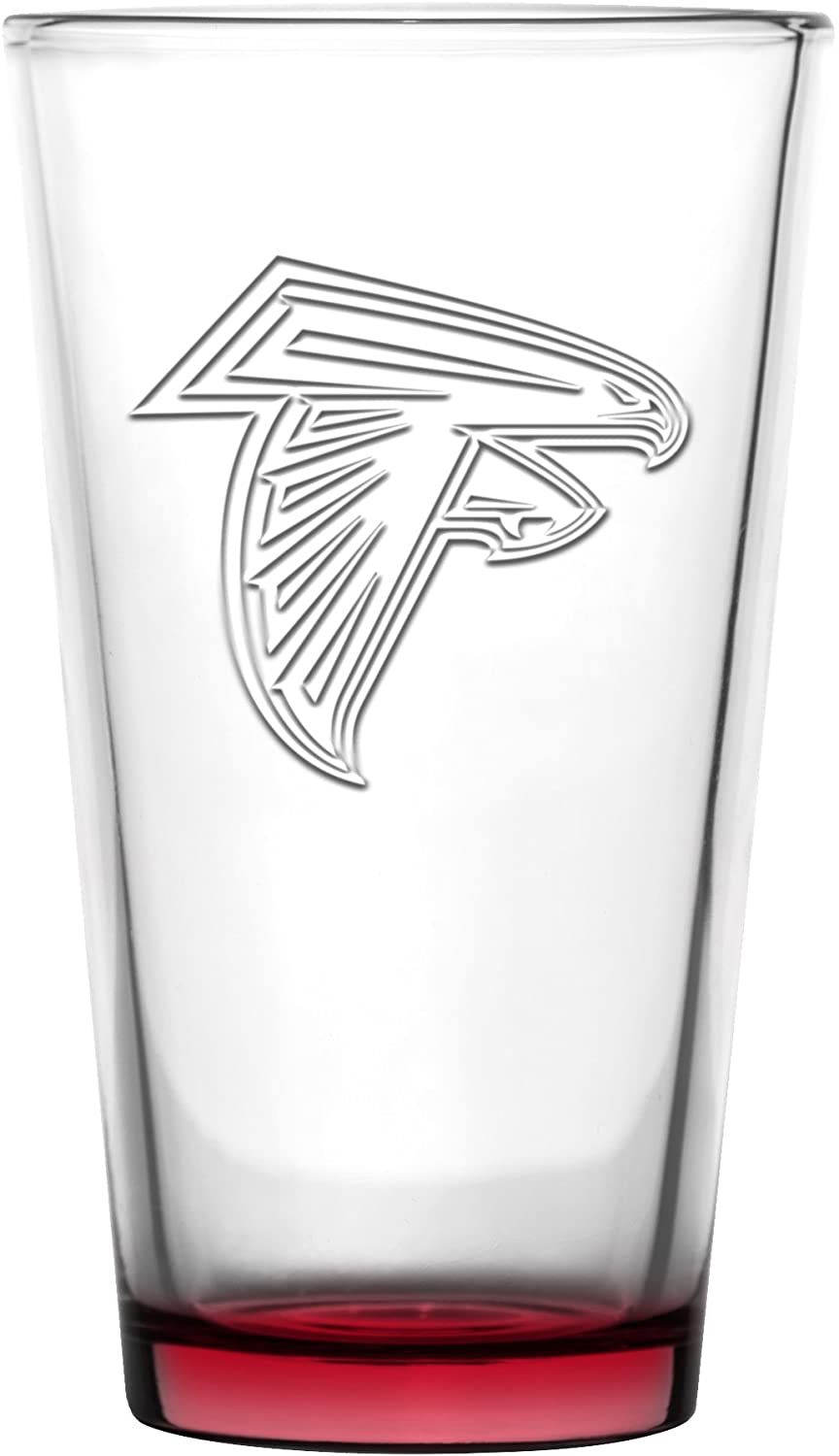 NFL Teams 16 oz Pint Glass - Assorted Team & Style Choose your