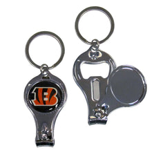 Load image into Gallery viewer, NFL Team Keychain Bottle Opener   Choose  Your

