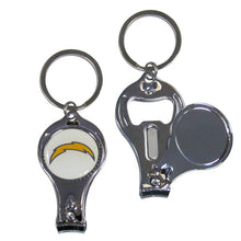 Load image into Gallery viewer, NFL Team Keychain Bottle Opener   Choose  Your
