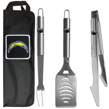 将图片加载到图库查看器，NFL Team 3 Piece Steel BBQ Set - Assorted Teams Choose Your
