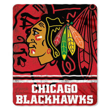 将图片加载到图库查看器，NHL Campaign Fleece Blanket 50&quot;x60&quot; Assorted Teams Choose Yours
