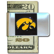 Load image into Gallery viewer, NCAA Team Stainless Steel Money Clip - Choose Yours
