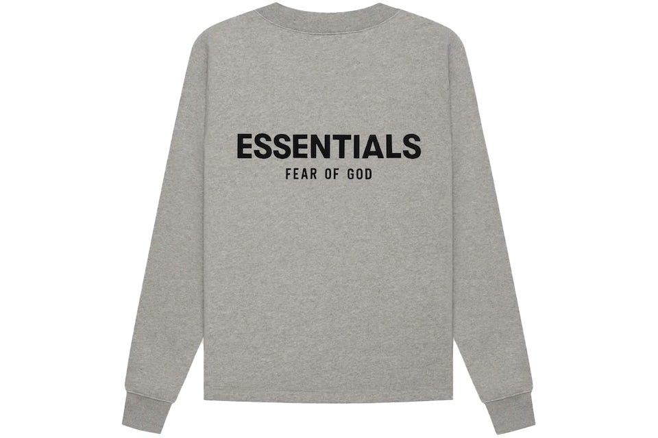 Essentials Fear of God Relaxed Crewneck Sweater Dark Oatmeal - XXS