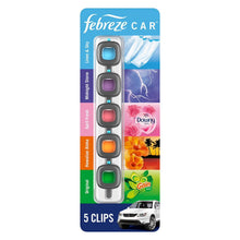 将图片加载到图库查看器，Febreze Air Freshener Car Vent Clips Assortment, 5 Count  - Choose Yours
